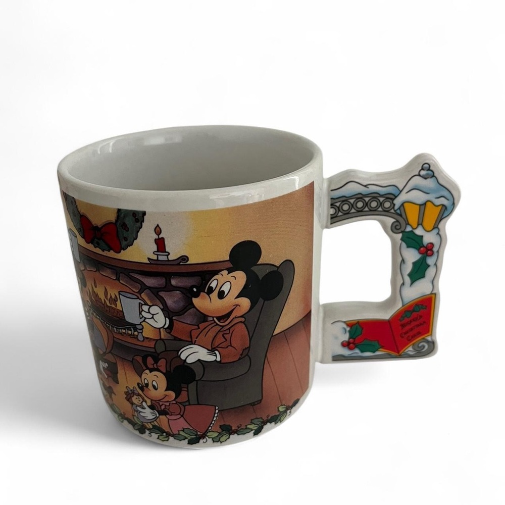 Vintage 1980s Disney Mickey Mouse Christmas mug 🎄☕
